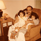 Khaldoun with daughters Jana, Saba and Sana Alnaqeeb. Boston, USA. 1981