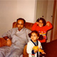 Khaldoun with daughters Saba and Sana Alnaqeeb. Boston, USA. 1982