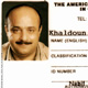 Khaldoun's ID card. The American University of Cairo