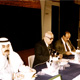 Khaldoun with colleagues at a symposium