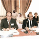Khaldoun with colleagues at a conference
