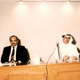 Khaldoun with colleagues in a symposium