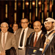 خلدون مع الطلبة ورفاق العمل فى حفل تخرج, جامعة الكويت