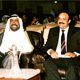 Khaldoun with Fahad Al Ahmad Al Sabah. Kuwait