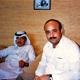 Khaldoun with Issa Alrefai. Kuwait
