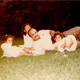 Khaldoun and daughters Sana, Saba and Jana Alnaqeeb. France, 1986.
