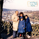 Khaldoun with wife Eqbal Alessa and daughters Sana and Jana Alnaqeeb. Lahnstein, Germany. 1984
