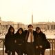 Khaldoun's children, son Zaid Alnaqeeb and daughters Jana, Sana and Saba Alnaqeeb. Vatican City, Vatican. 1994