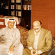Khaldoun with Tareq Bader Al Salem. Kuwait