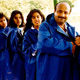 Khaldoun with daughters Sana, Jana and Saba Alnaqeeb and cousin Nasser Alessa. Ontario, Canada. 1993