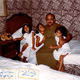 Khaldoun with daughters Jana, Saba and Sana Alnaqeeb. Geneva, Switzerland. 1984